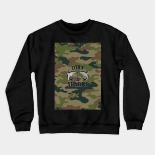 Detectorists Dirt Sharks - Camo Edition by Eye Voodoo Crewneck Sweatshirt